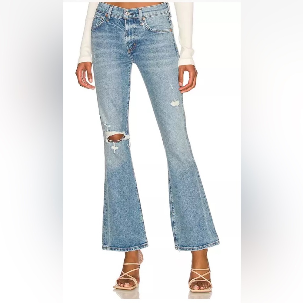 Citizens Of Humanity Jeans Mid Rise Slim Boot In Meadow size 26